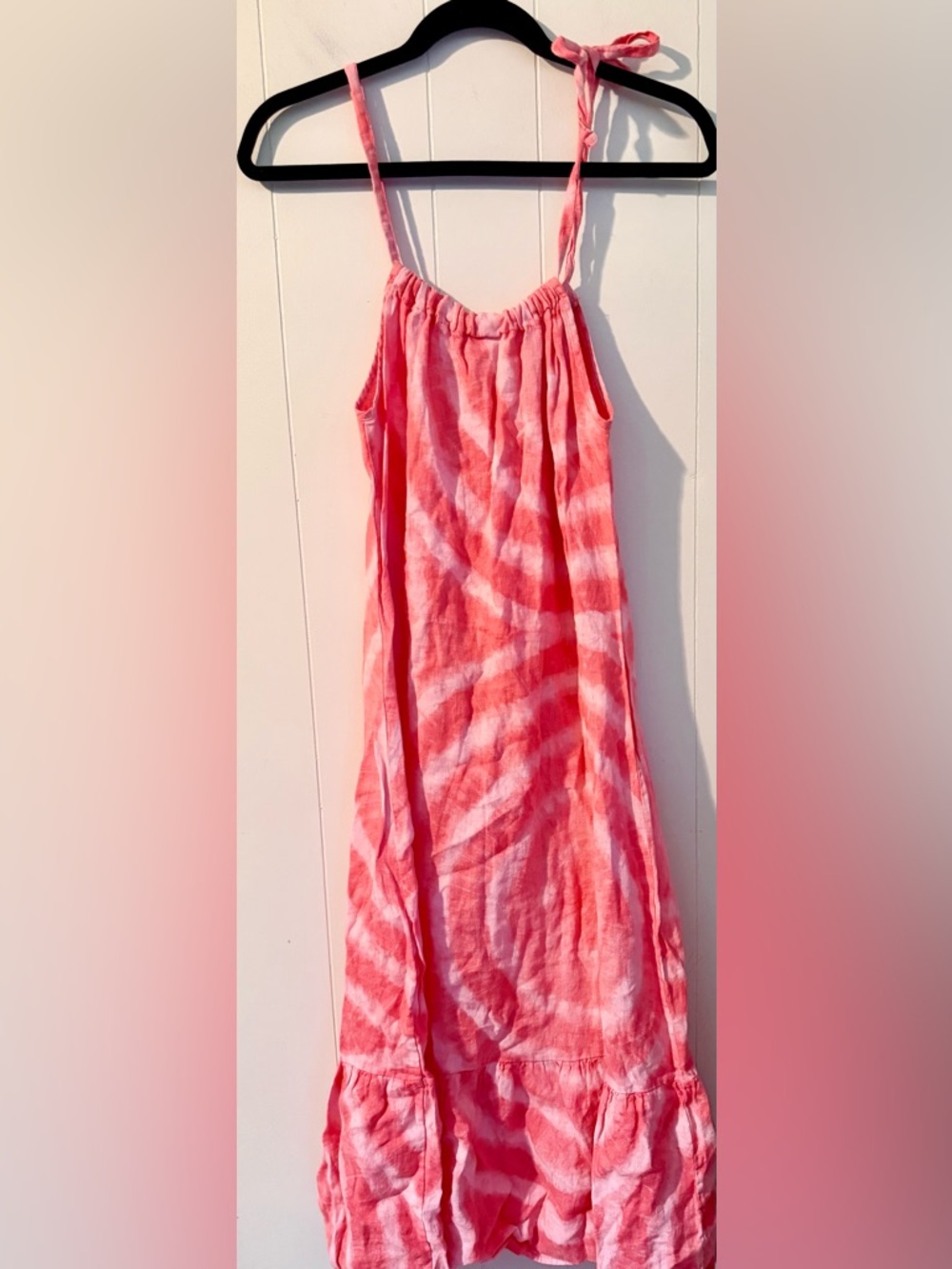 Bellambia Pink Tie-Dye Maxi Dress, XS - Picture 2 of 9